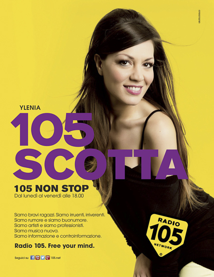 radio 105 adv – 105 no stop – campagna pubblicitaria 2014